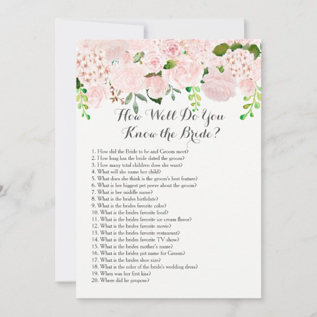 Dans quelle mesure connaissez-vous la mariée? (Devant)