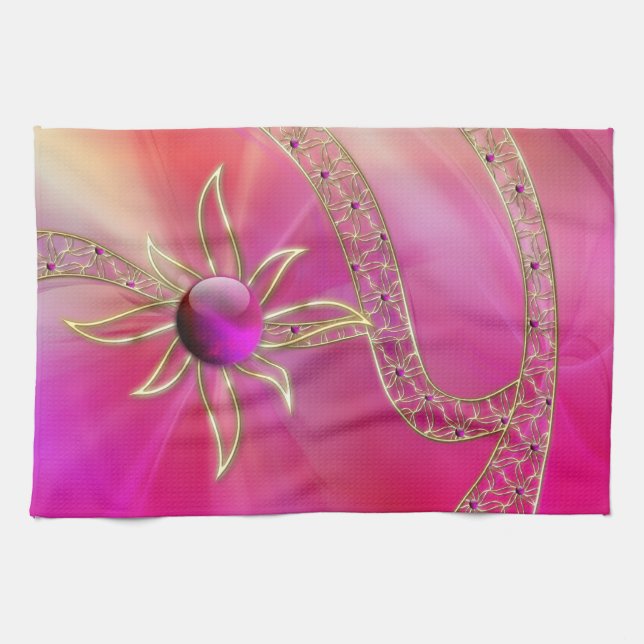 Dans Serviette De Cuisine Splendor Radiant (Horizontal)