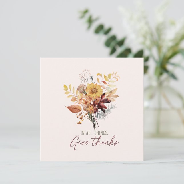 Dans Toutes Les Choses Remercient Automne (Debout devant)