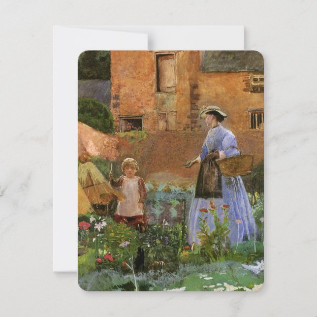 Dans un jardin à Cookham par George John Pinwell (Devant)