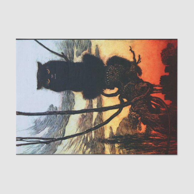 Dans un papier de soie de soie de chat (Recto)