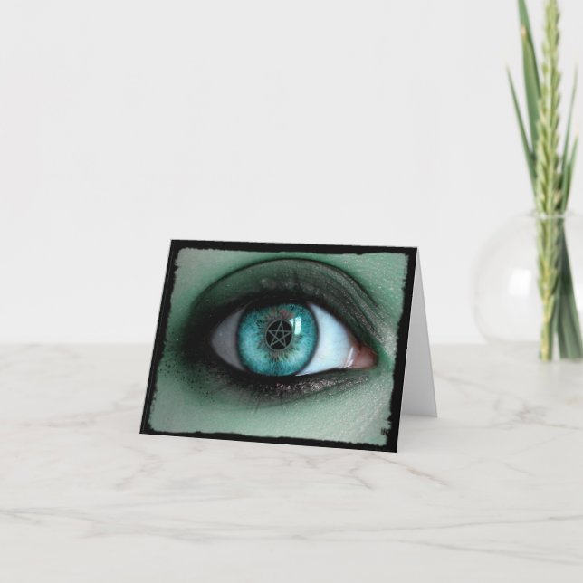 Dans Une Carte De Note De L'Oeil De Sorcière (Devant)