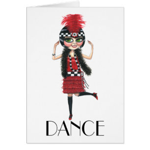 Danse 1920s Costume Big Eye Flapper Girl