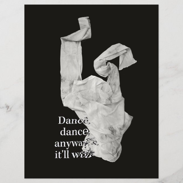 Danse Art Contemporain Danser Tissu Il Fonctionner (Devant)