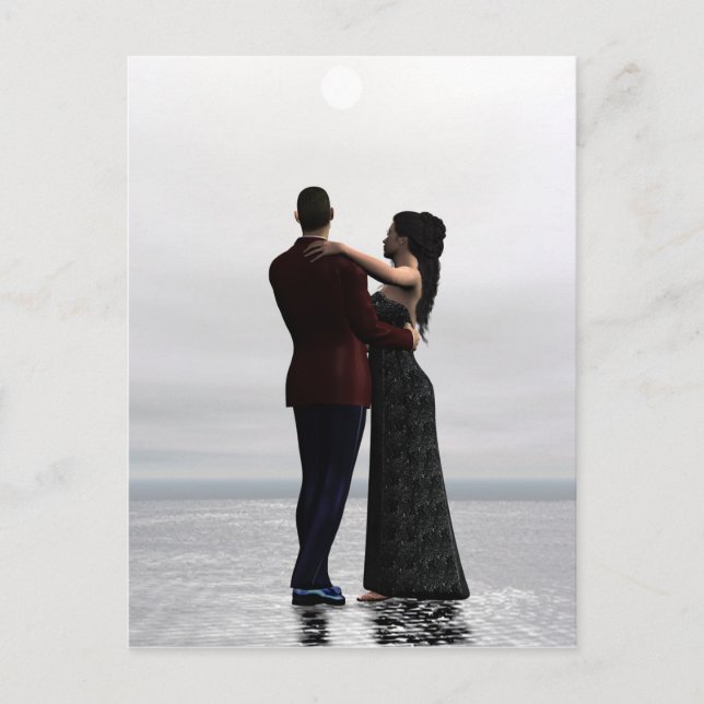 Danse avec moi - Carte postale Couple de danse (Devant)