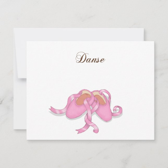 "Danse" Chaussons de Ballet (Devant)