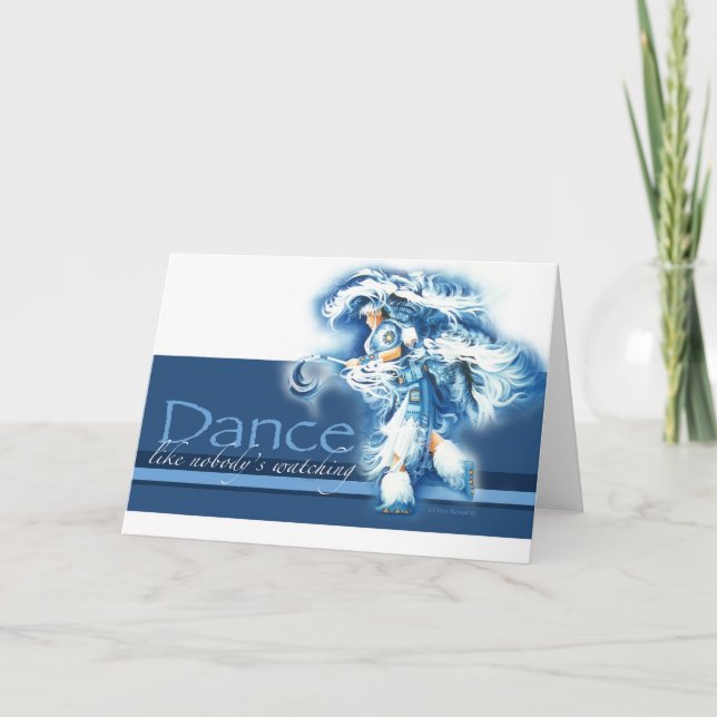 Danse, comme personne carte de voeux de (Devant)
