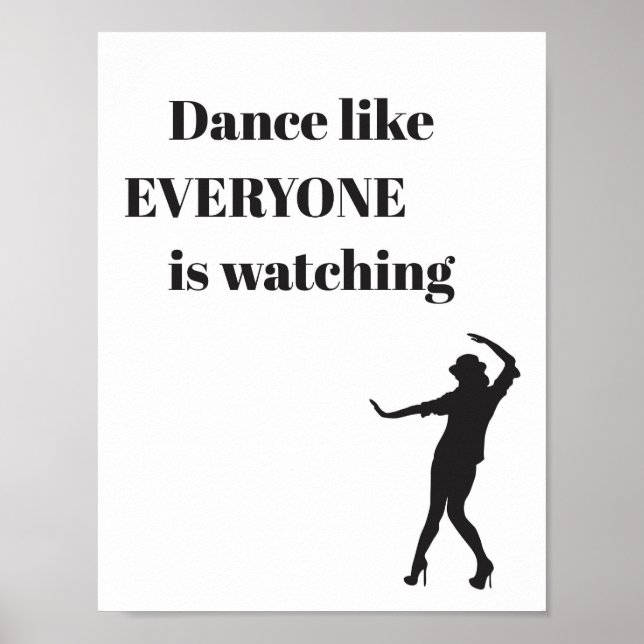 Danse comme tout le monde regarde - Poster (Devant)