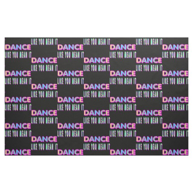 Danse comme vous moyen il tissu (Fat Quarter)