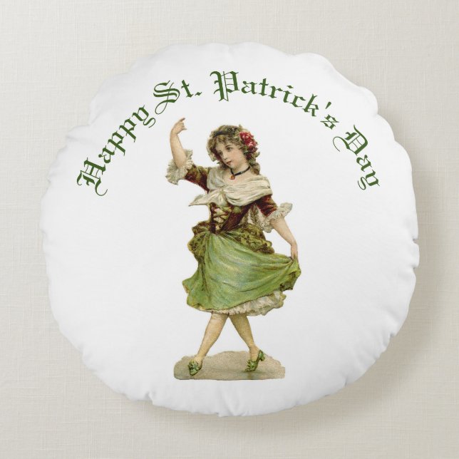 Danse Coussin rond de basse irlandais (Devant)