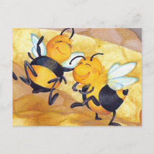 Danse d'abeille / Carte postale