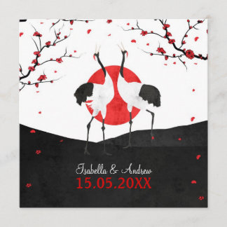 Danse d'amour - faire-part de mariage - carré