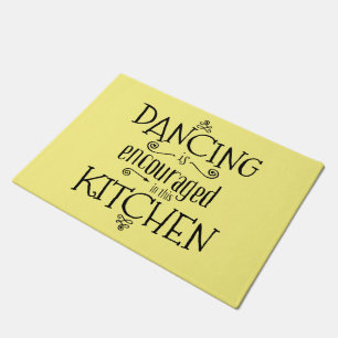 Danse dans la cuisine - tapis de porte