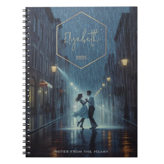 Danse dans la pluie - Carnet & planificateur (Devant)