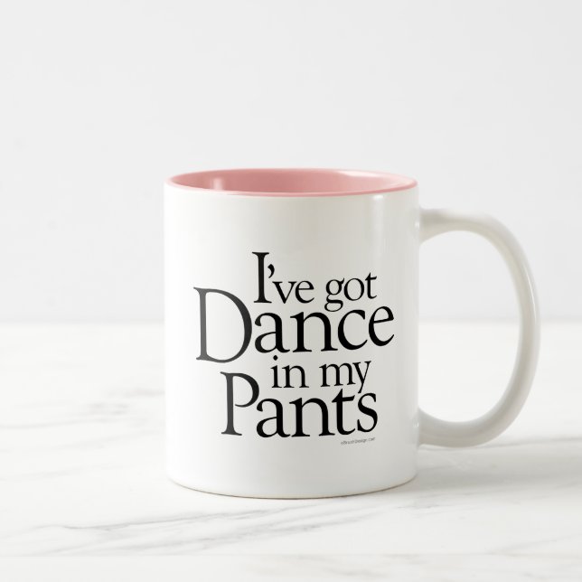 Danse Dans Mon Pantalon Mug À Café Deux Tons (Droit)