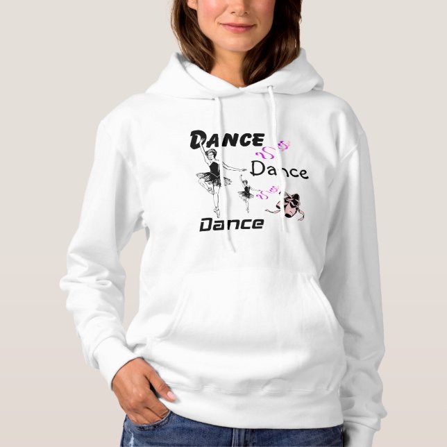 Danse Danse Danse Ballet Sweat - shirt à capuche f (Devant)