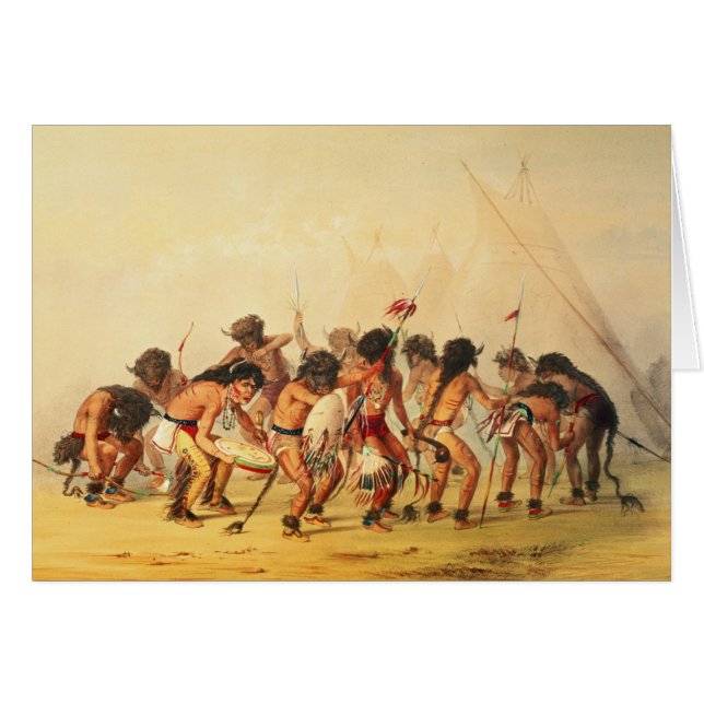 Danse de Buffalo, c.1832 (Devant horizontal)