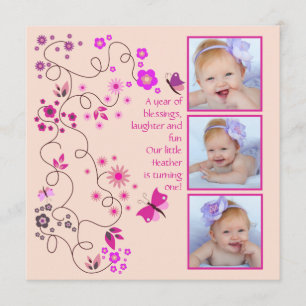 Danse de fleur - invitation de photo