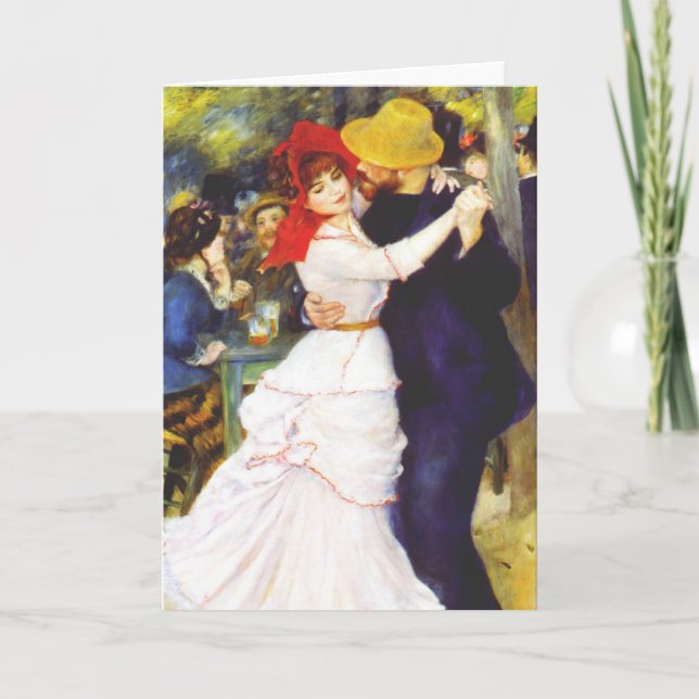 Danse de Renoir à la carte de voeux de Bougival (Devant)