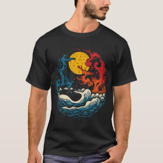 Danse éternelle du feu et de l'eau T-shirt