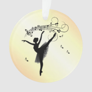 Danse Extraordinaire Ballerina avec musique Jaune