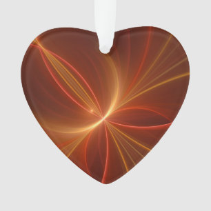 Danse Lumière Moderne Abstrait Fractal Art Heart