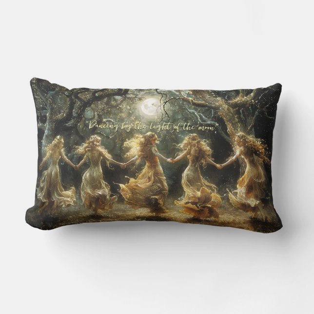 Danse Lune déesse Jeter Oreiller (Recto)