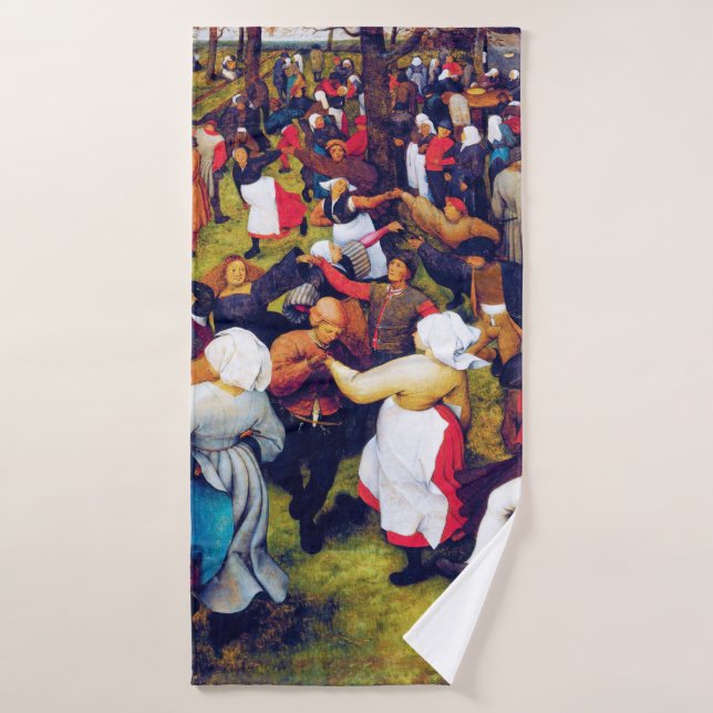 Danse Mariage, Pieter Bruegel (Serviette de bain)