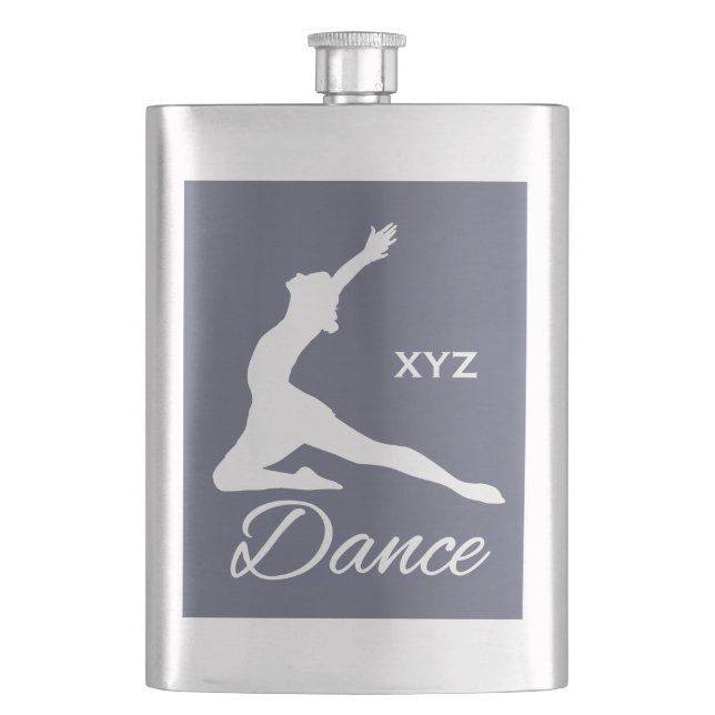 DANSE monogramme personnalisé & flacon couleur (devant)