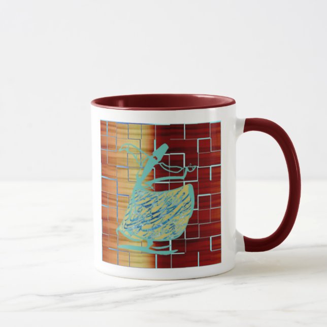 danse soufie mystique sur une tasse (Droite)