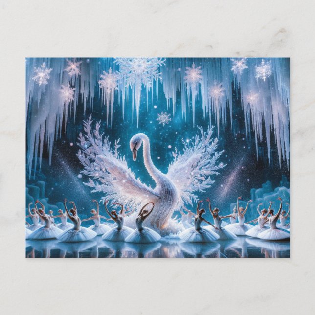 Danse Swan Carte postale (Devant)