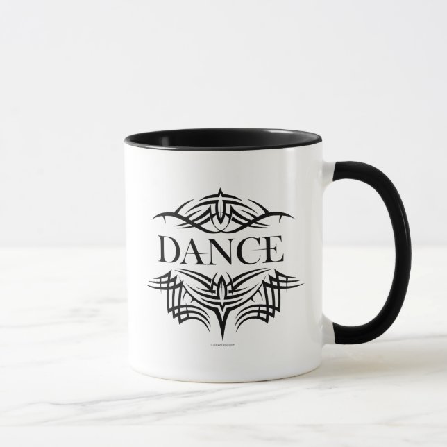 Danse tribale (ordinaire) Mug (Droite)