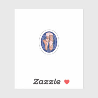 Danser à Freedom Vinyl Sticker