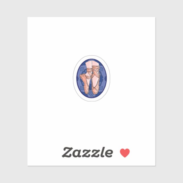 Danser à Freedom Vinyl Sticker (Feuille)