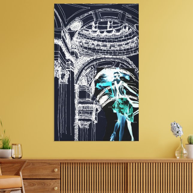 Danser Au Panthéon, Paris : Toile Enveloppée (Insitu(Salon))