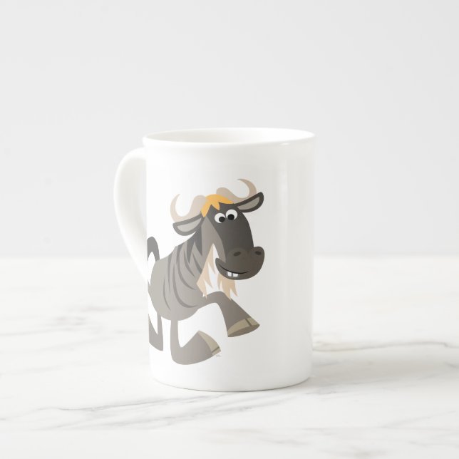 Danser Danser Danser Wildebeest Bone China Mug (Devant gauche)