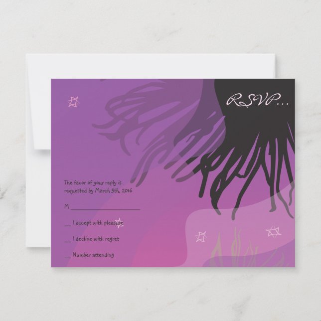 DANSER DOLPHINS Bat mitzvah Réponse Carte rose (Devant)