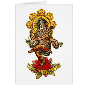 DANSER GANESHA faites votre propre arrière - pla