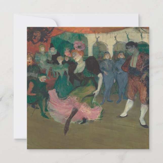 Danser le Bolero - Peinture Toulouse-Lautrec (Devant)