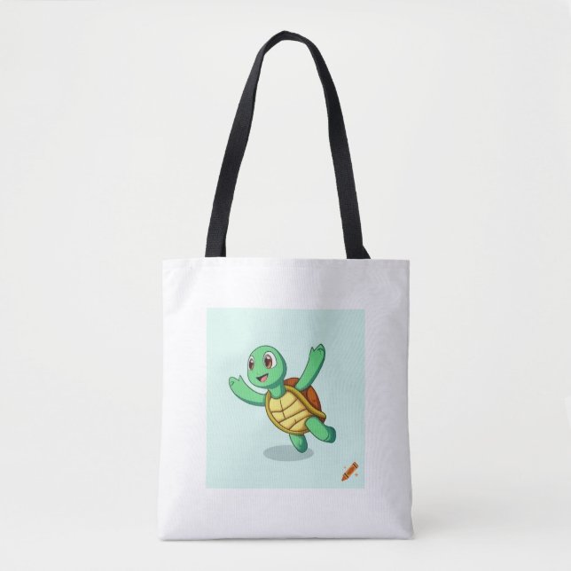 Danses de tortue Design - Sac amusant et Whimsical (Devant)