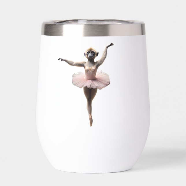 Danseur De Ballet Gibbon Dans Un Tutu, (Arrière)