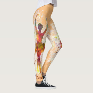 Danseur de ballet Personnaliser Ballerina Leggings