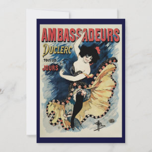 Danseur de flamenco Art Nouveau vintage, Ambassade