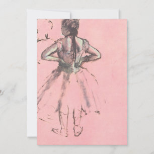 Danseur de l'arrière par Edgar Degas Ballet Vintag