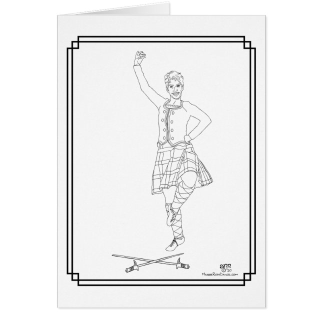 Danseur des Highlands écossais (Devant)
