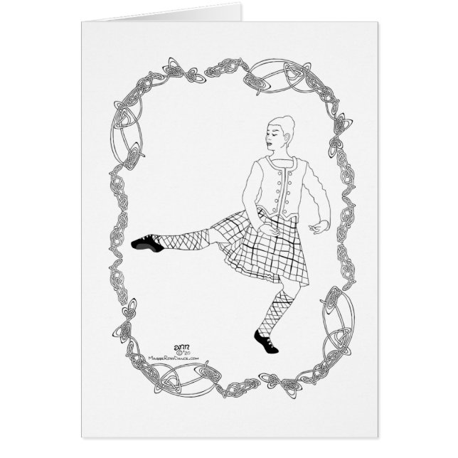 Danseur des Highlands écossais (Devant)