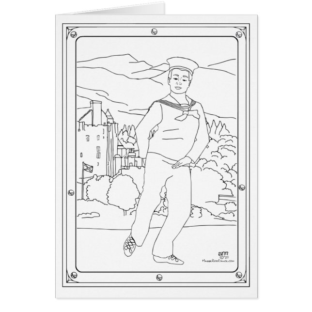 Danseur écossais des Highlands (Devant)