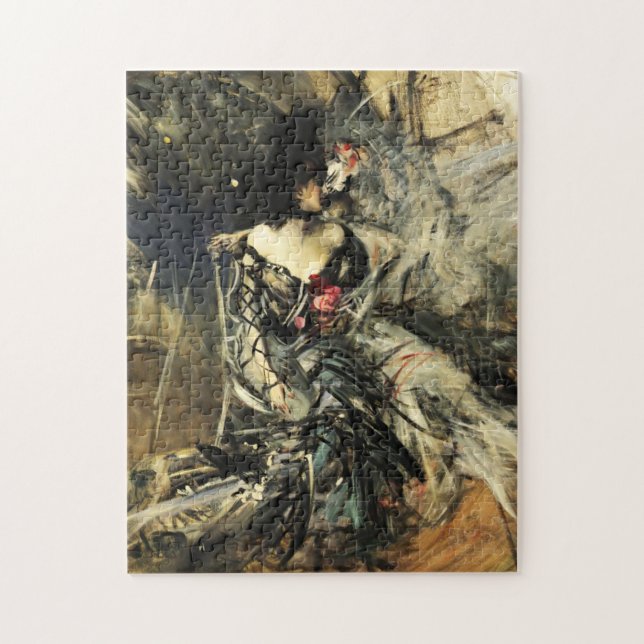 Danseur espagnol au puzzle de fard à joues (Vertical)