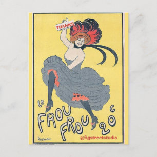 Danseur Vintage, modifier le texte Carte postale