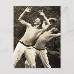Danseurs, années 1930, carte postale